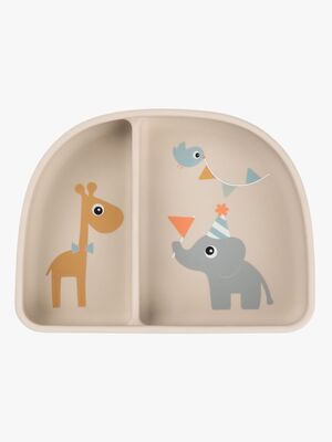 Done By Deer Celebration Unterteilter Teller Stick & Stay, Sand