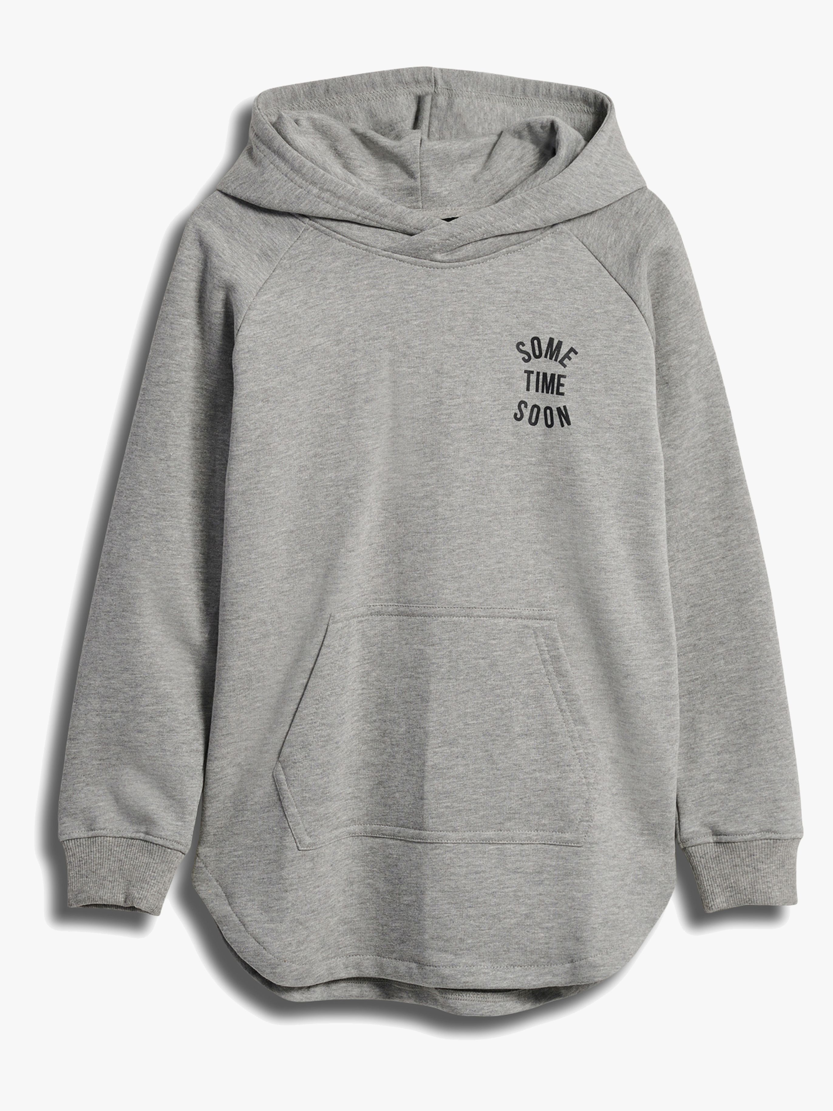 Hummel Monterey Kapuzenpullover, Light Grey Melange, 122