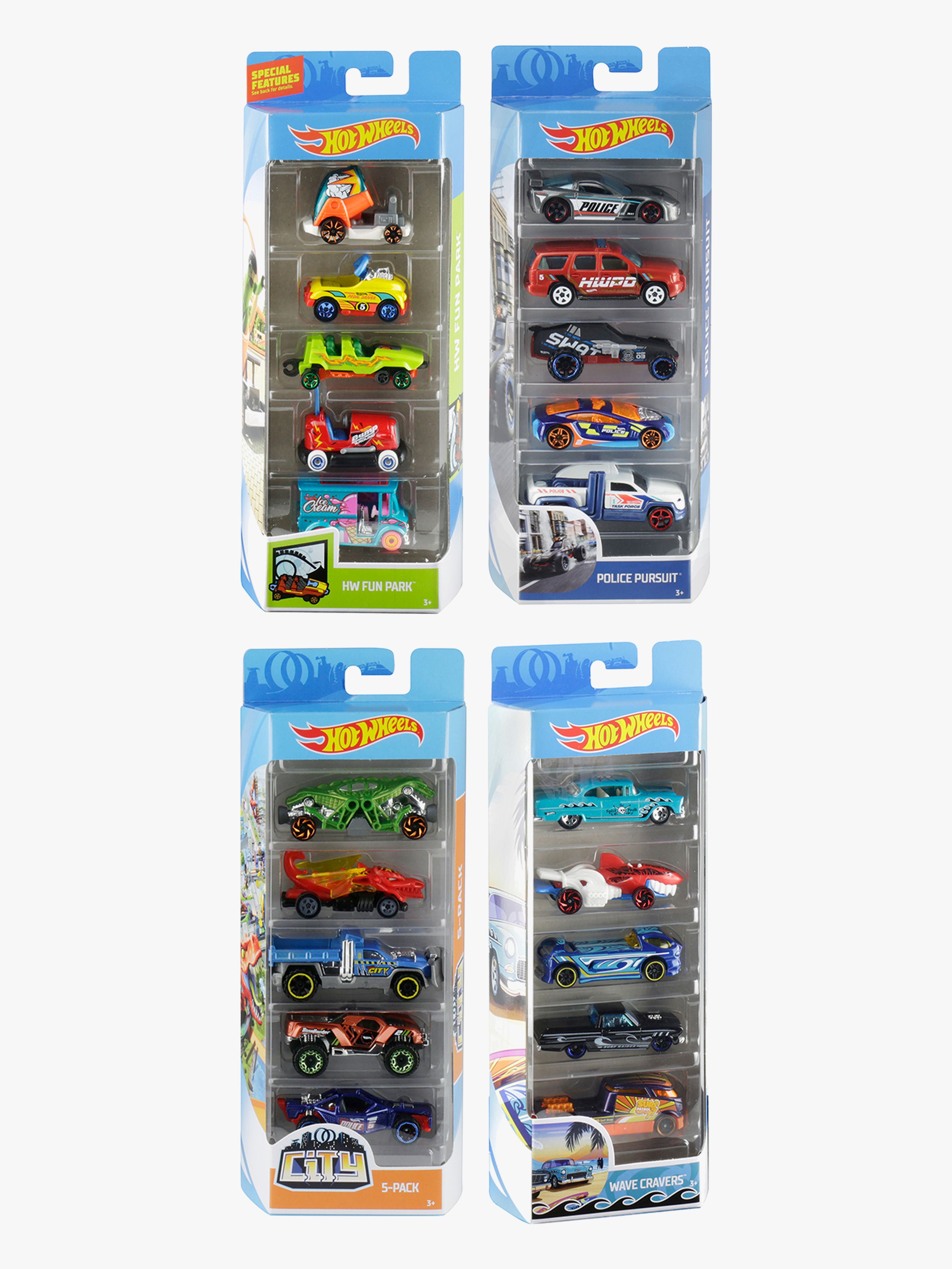 Hot Wheels Autos 5er-Pack Gemischte Auswahl