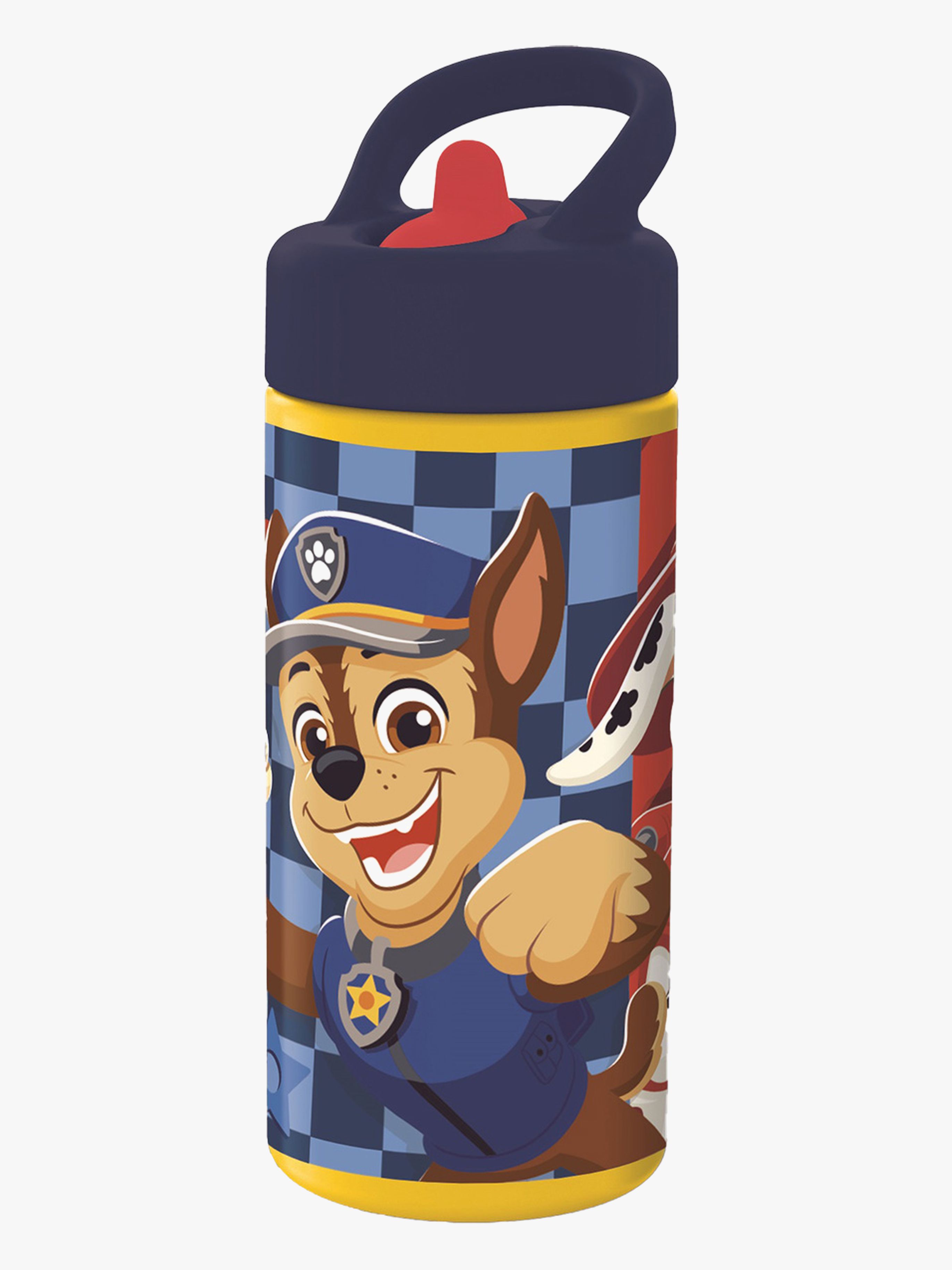 Trinkflasche mit Trinkhalm 410 ml