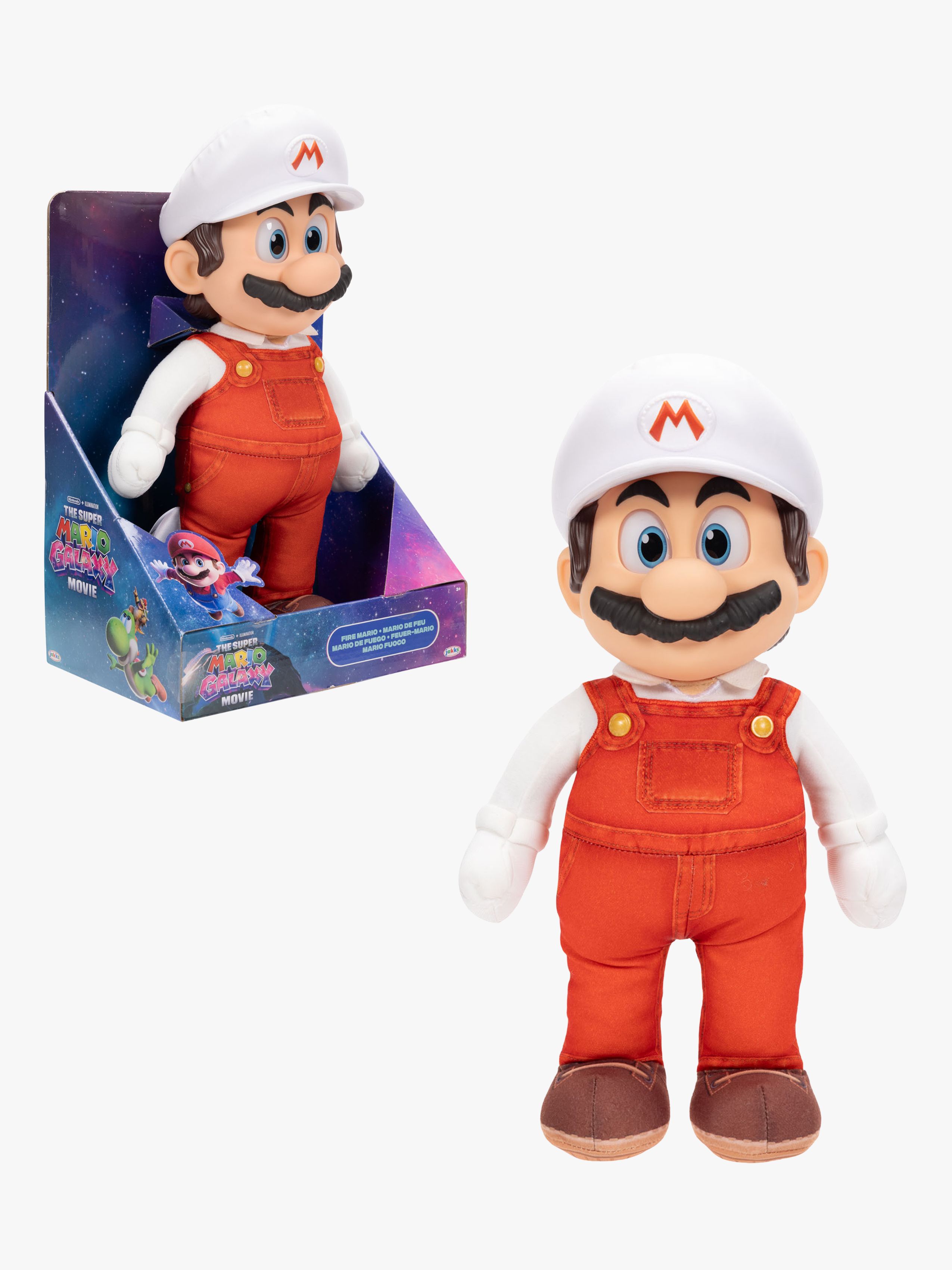 Galaxy Movie Kuscheltier Fire Mario 35 cm