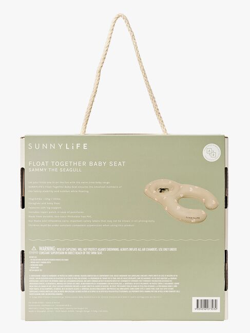 SUNNYLiFE Baby Float Together Aufblasbare Luftmatratze, Sammy the Seagull