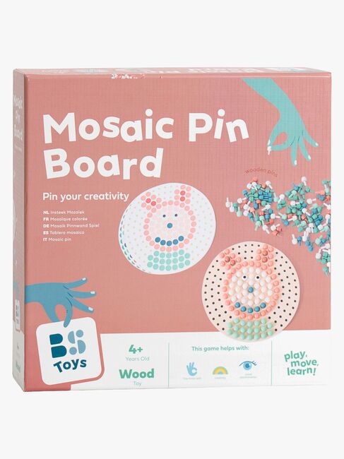 BS Toys Mosaikplatte mit Stiften