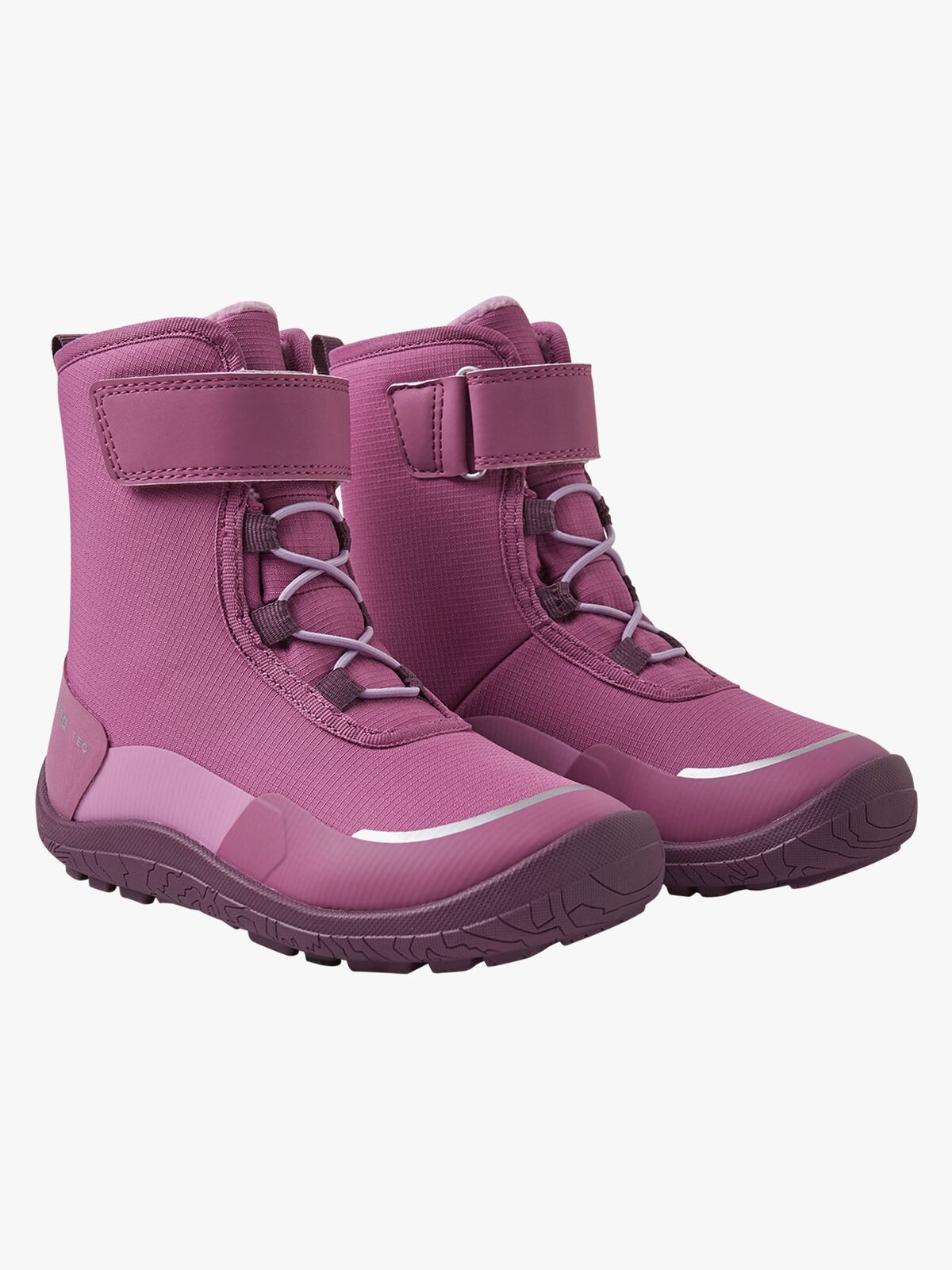 Reimatec Barefoot Talvella Winterstiefel, Red Violet