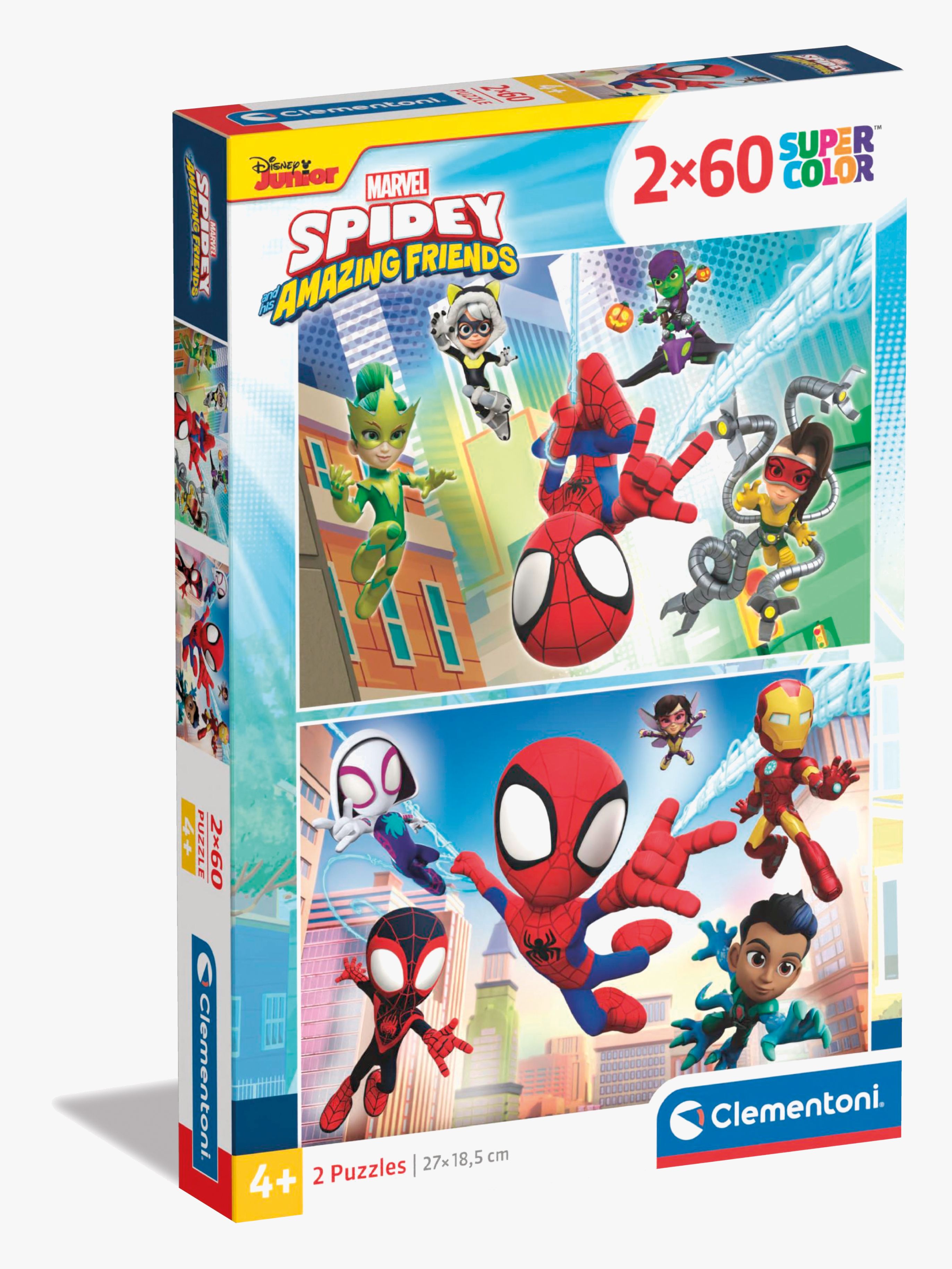 Clementoni Spidey And His Amazing Friends Puzzles 2x60 Teile