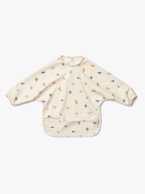 LIEWOOD Merle Cape Lätzchen mit Print, Aviator/Ecru