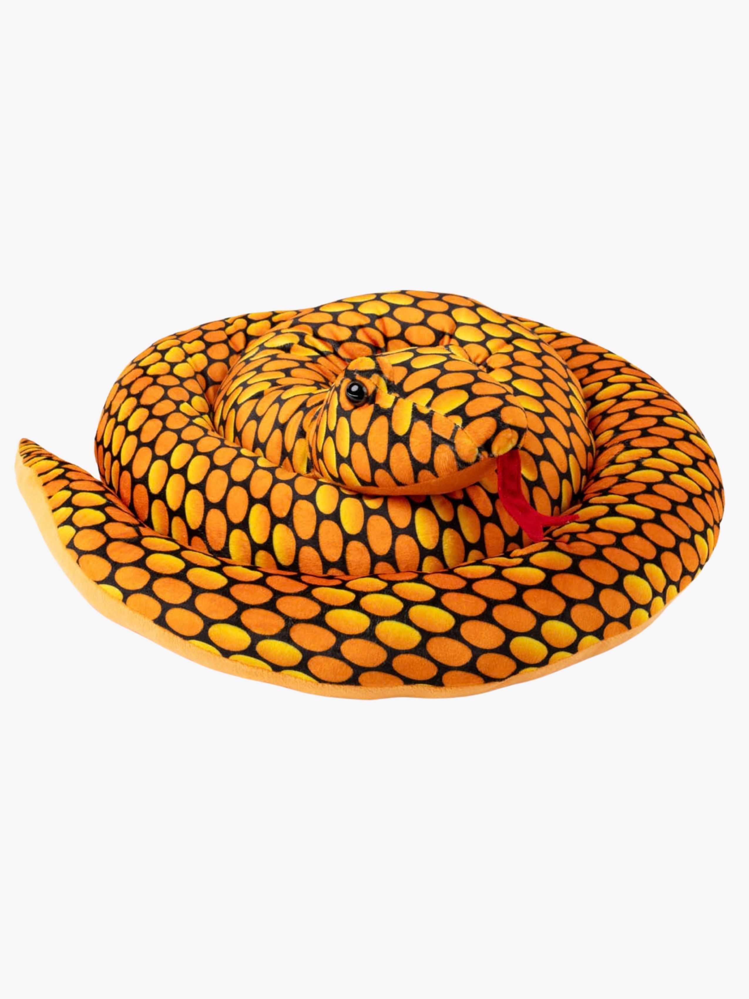 Plüschspielzeug Schlange 200 cm, Orange