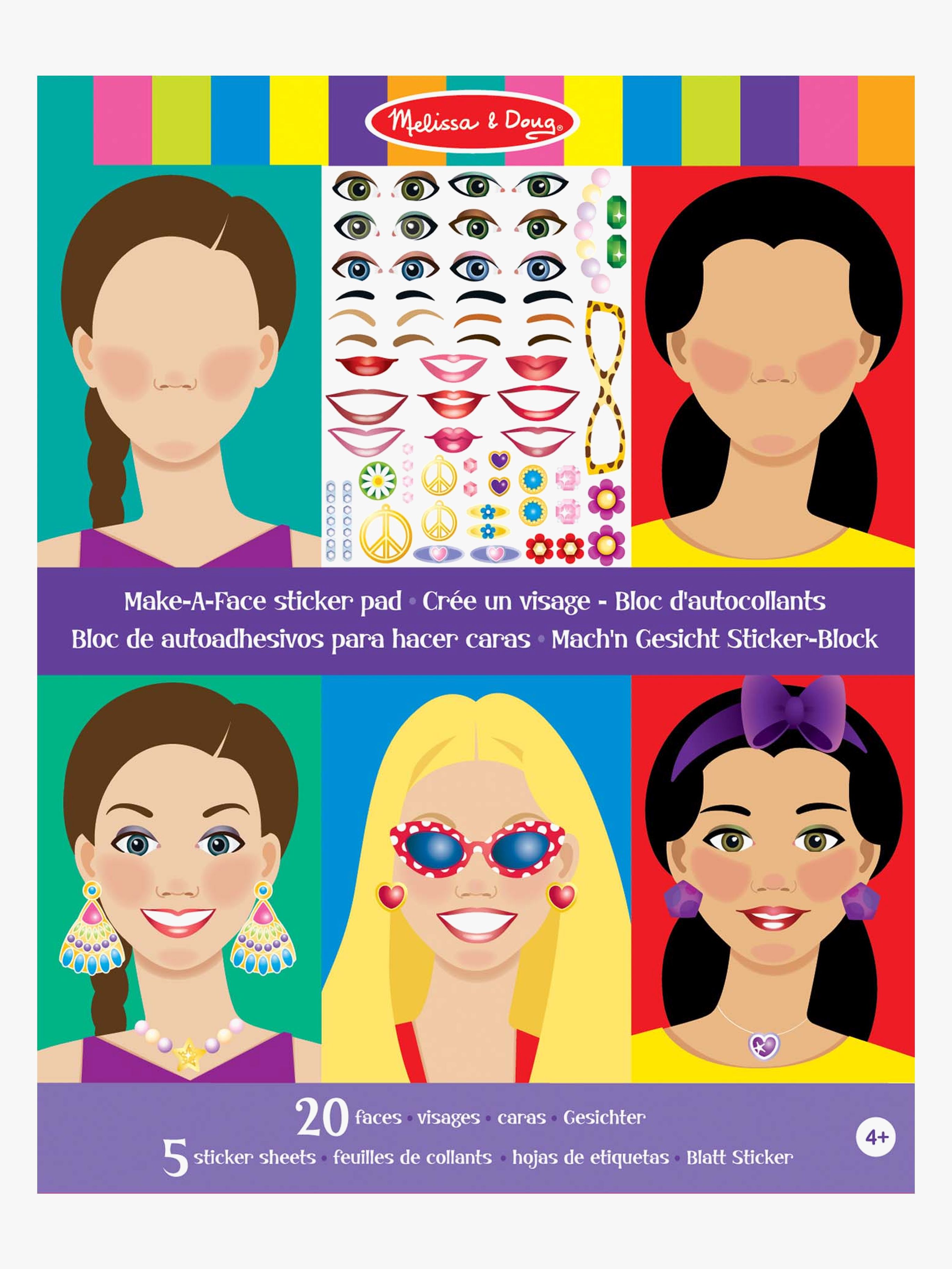 Make-a-Face Stickerbuch