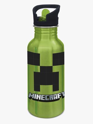 Minecraft  Aluminium Trinkflasche 545ml, Grün
