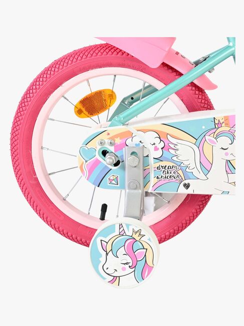 Volare Unicorn Fahrrad 14 Zoll, Grün