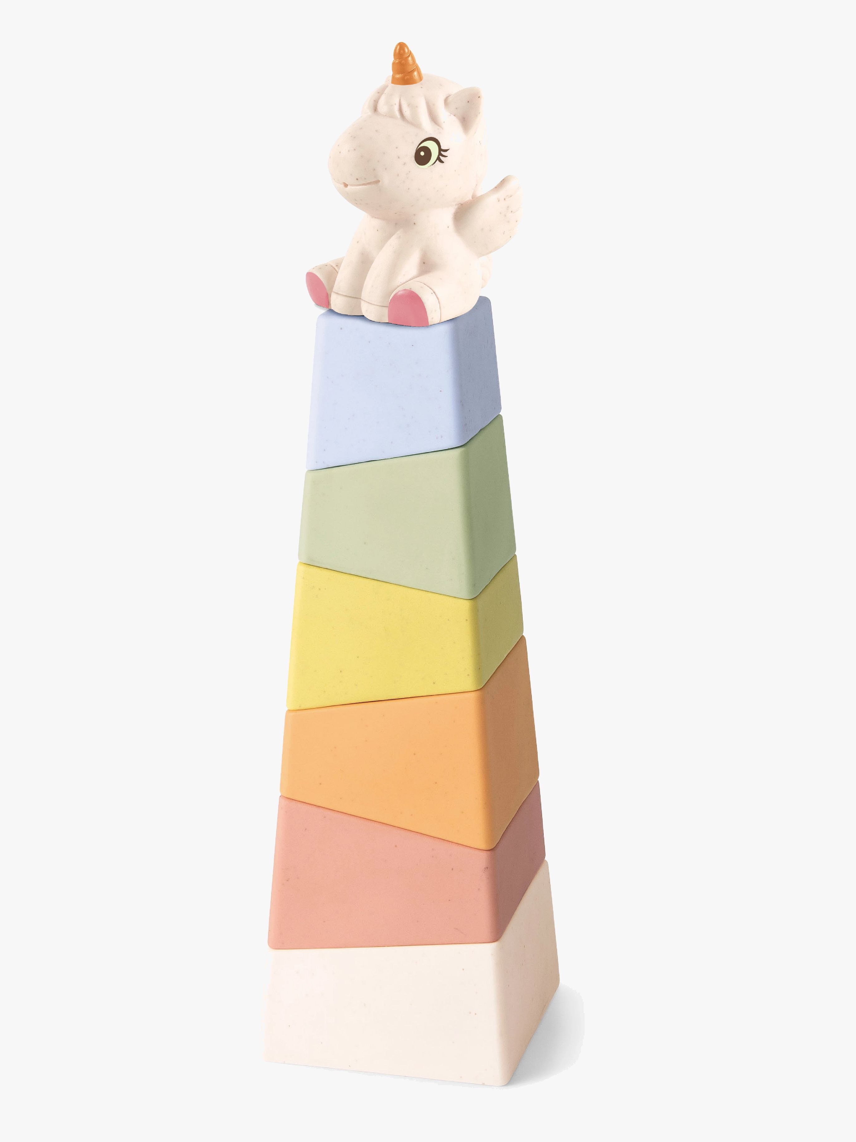 Stapelwürfel Einhorn, Mehrfarbig, Babyspielzeug