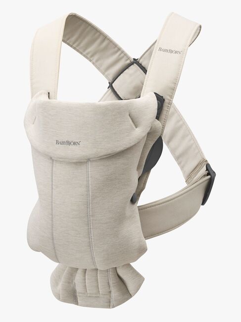 BabyBjörn Mini Babytrage 3D Jersey, Hellbeige