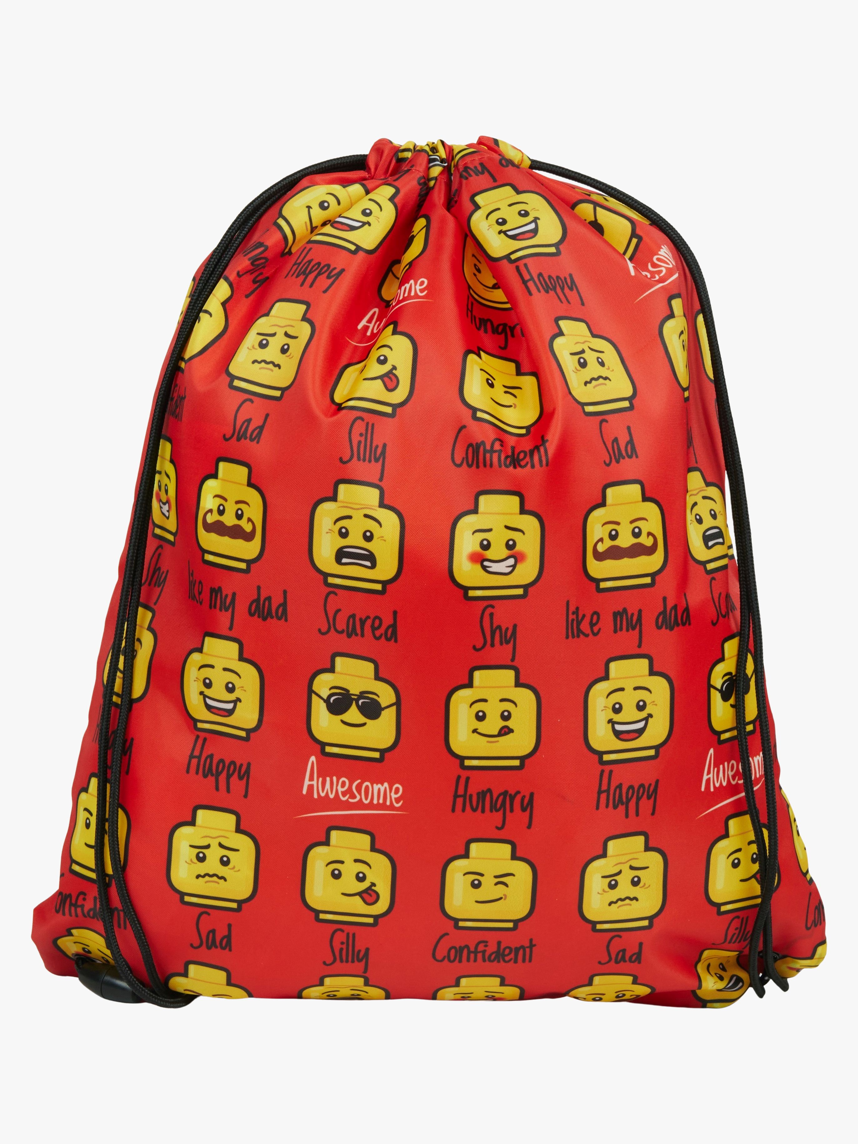 LEGO® Minifigures™ TODAY I FEEL Turnbeutel 10L, Rot
