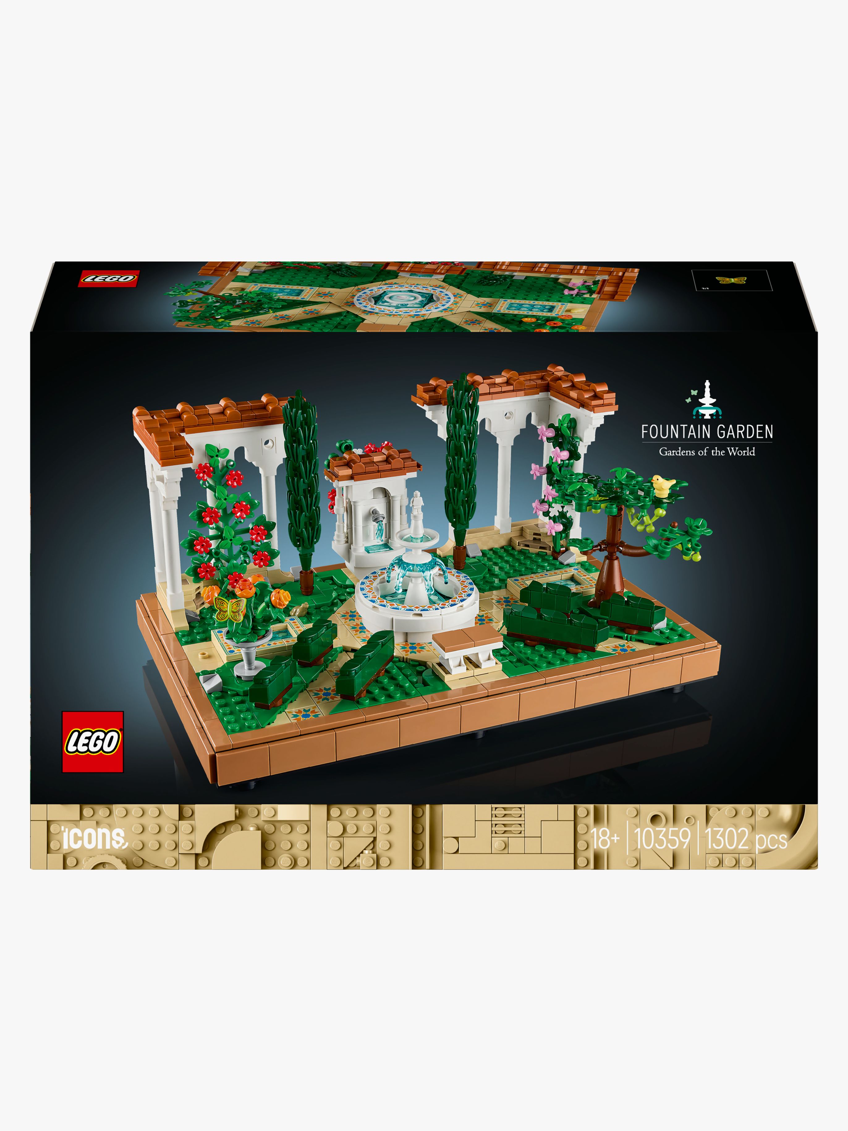 LEGO Icons 10359 Springbrunnengarten