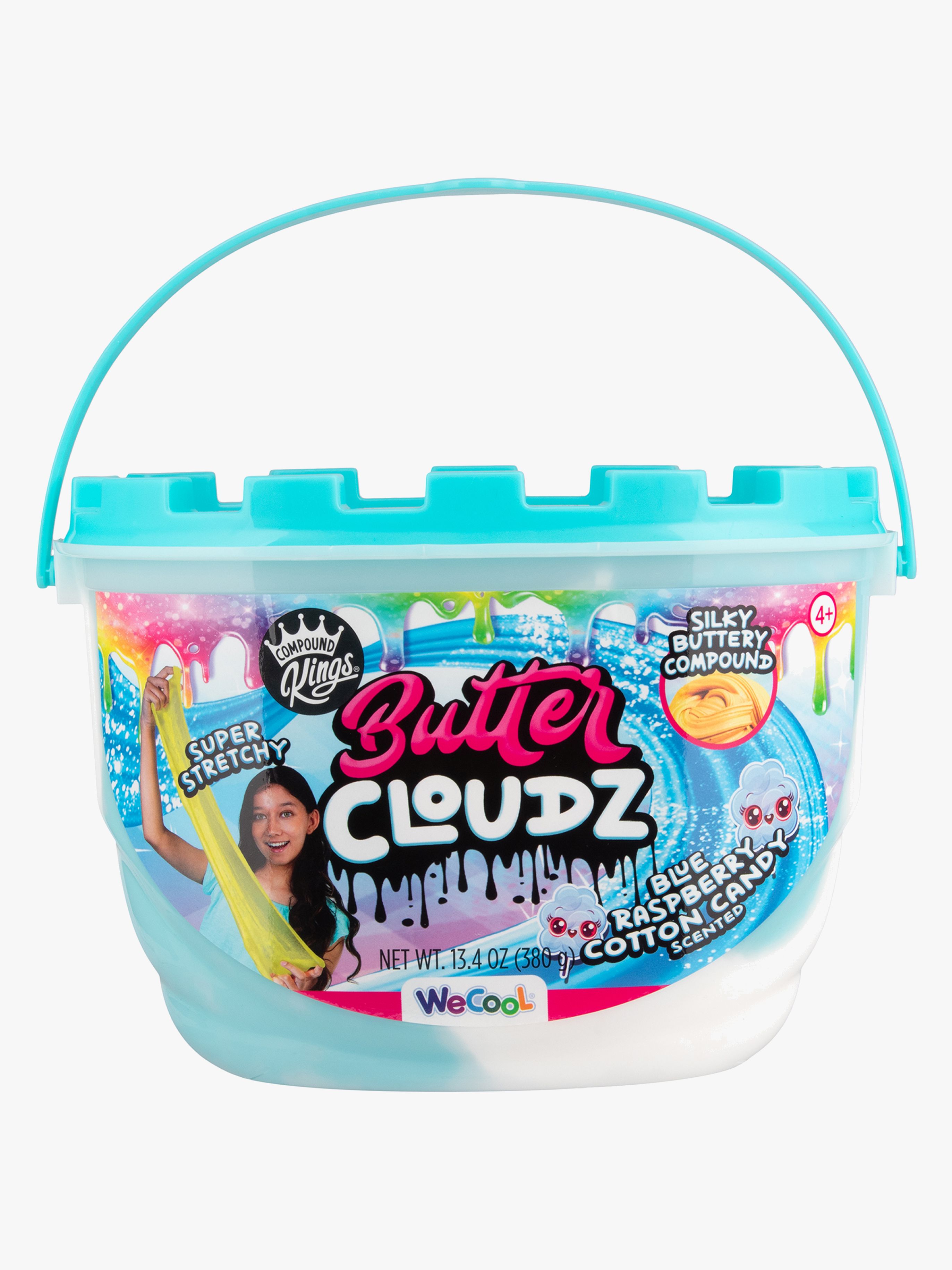Butter Cloudz Schleim Blue Raspberry Cotton Candy, 380 g