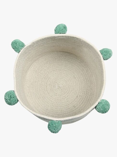 Lorena Canals Korb Bubbly, Natural-Green