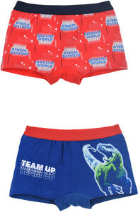 Jurassic World Boxershorts 2er-Pack, Blue