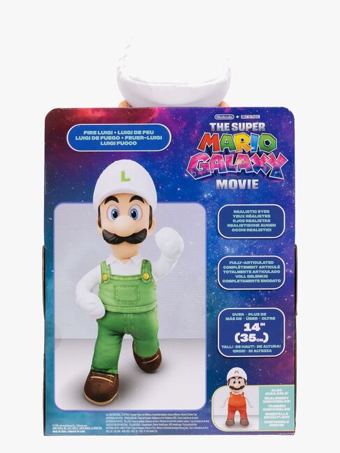 Super Mario Galaxy Movie Kuscheltier Fire Luigi 35 cm