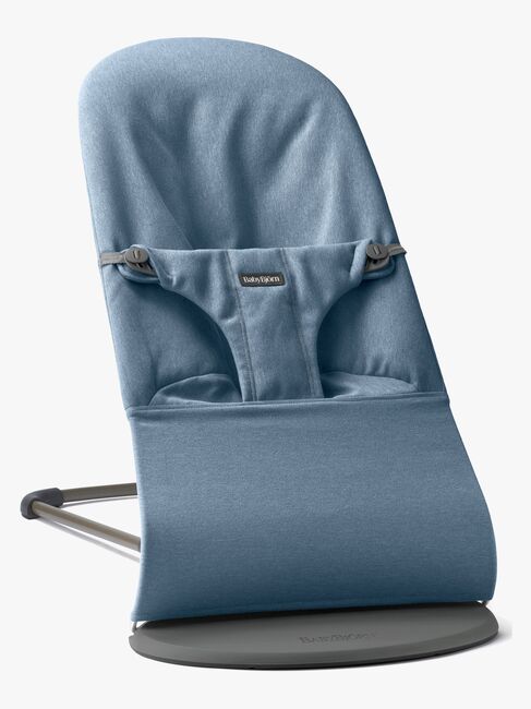 BabyBjörn Bliss Babywippe Gewebt Mélange, Blau