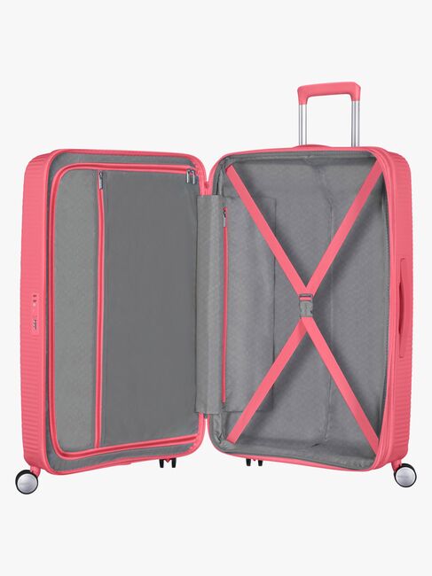 American Tourister Soundbox Spinner Koffer 97L, Sun Kissed Coral