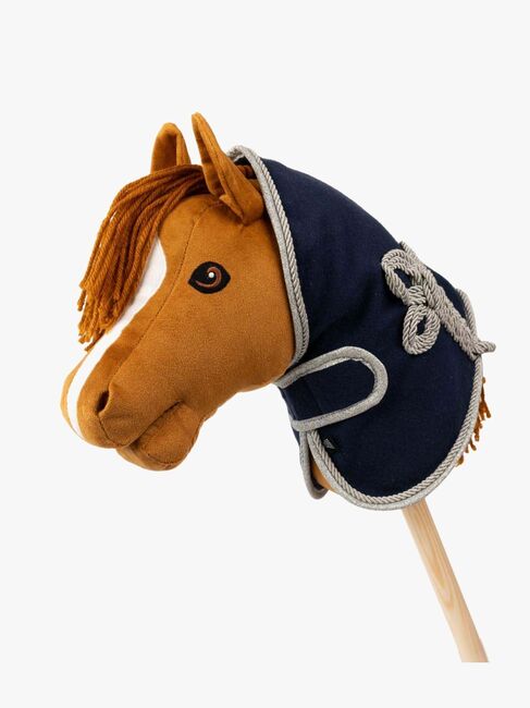My Hobby Horse Fleecedecke, Marineblau