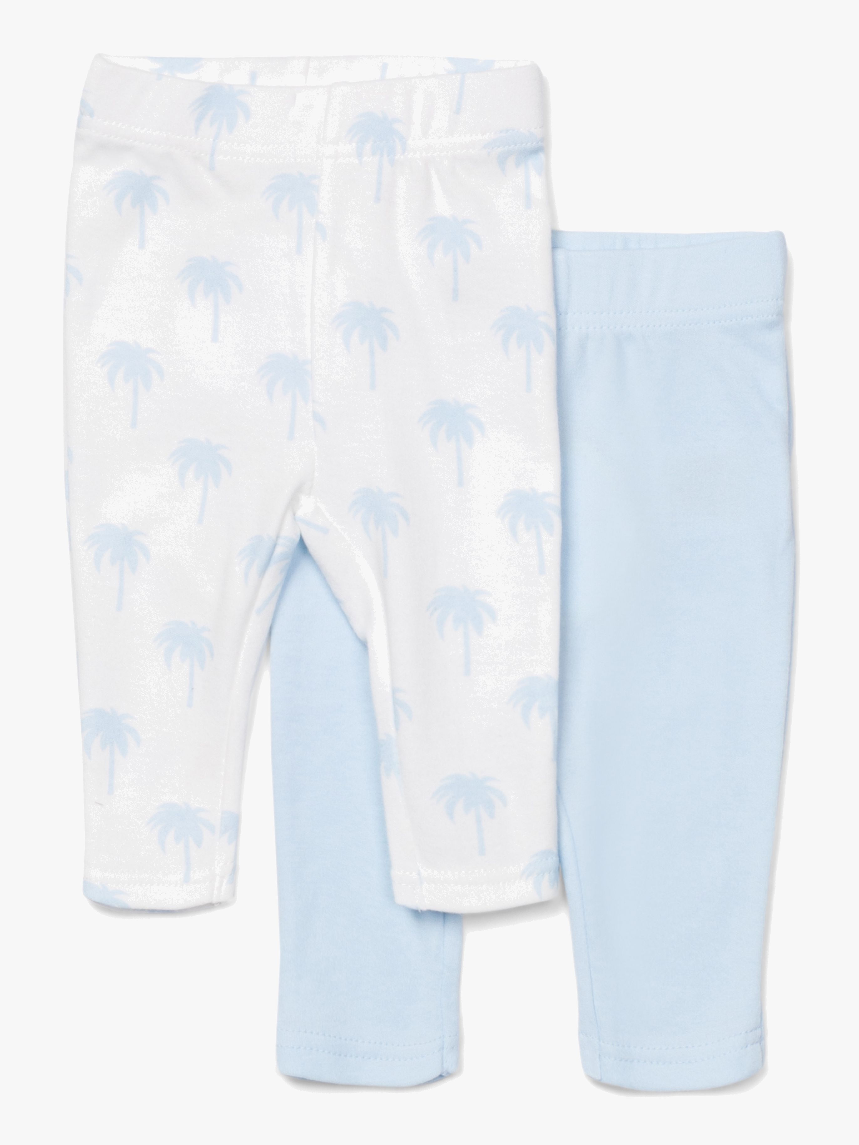 Tiny Treasure Lexi Leggings 2er-Pack, Blue/Palm 62