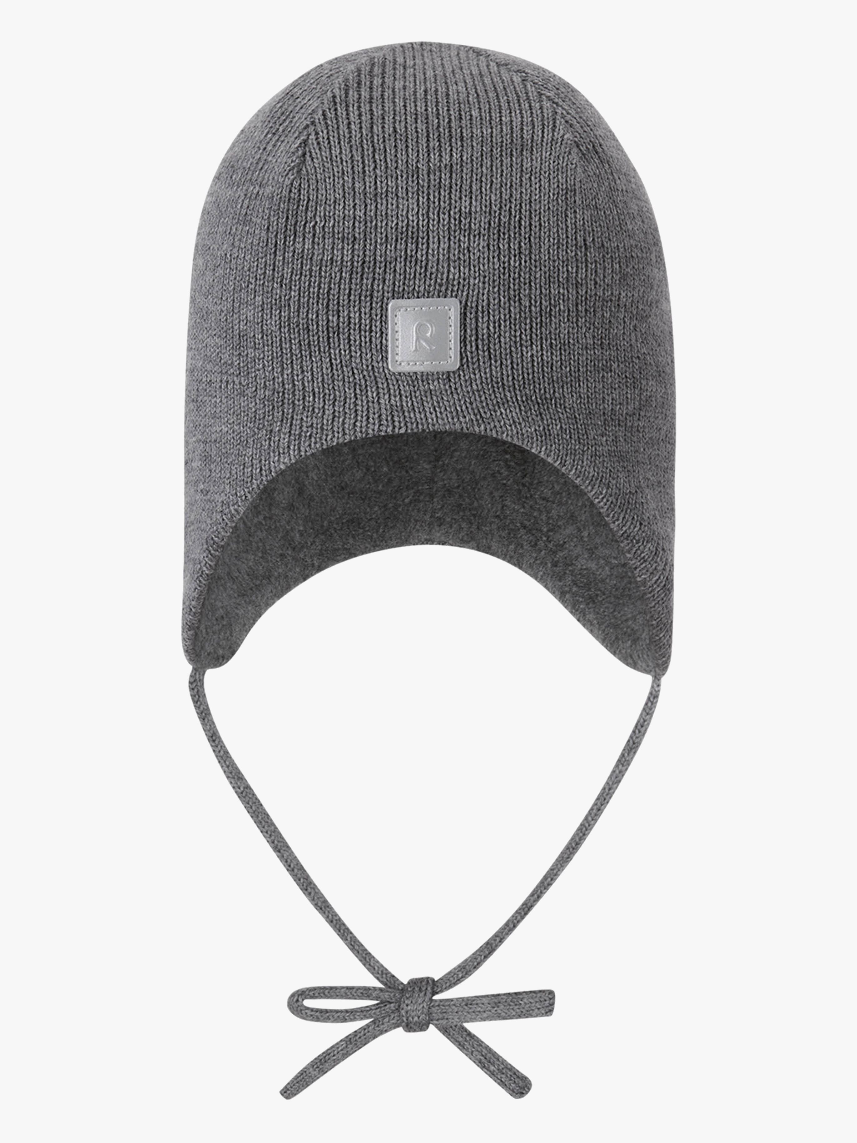 Piponen Mütze Merinowolle, Grey Melange, 46