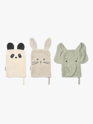 LIEWOOD Sylvester Waschlappen 3er-Pack, Dove Blue Mix