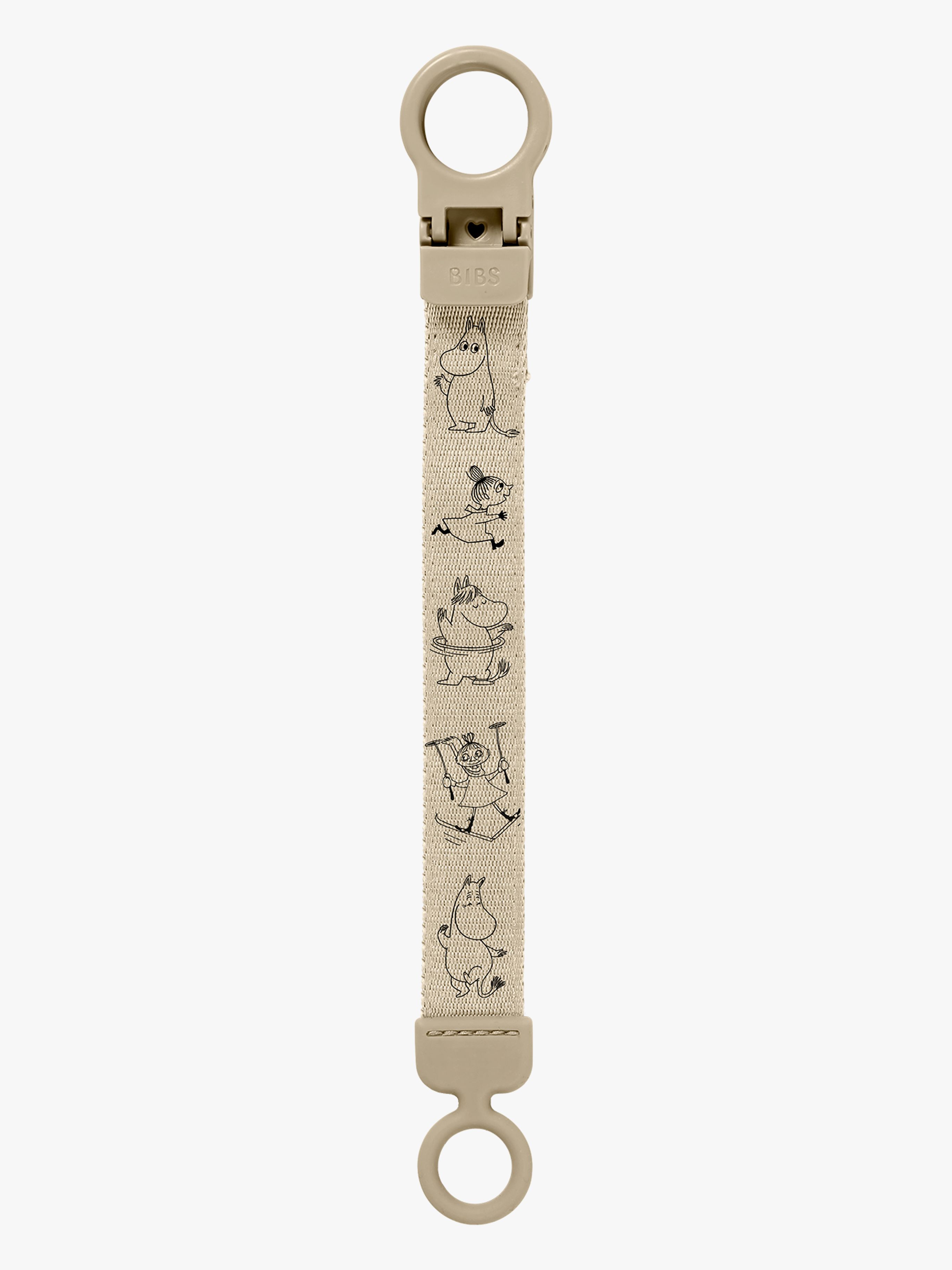 BIBS x Moomin Loop Schnullerkette, Vanilla