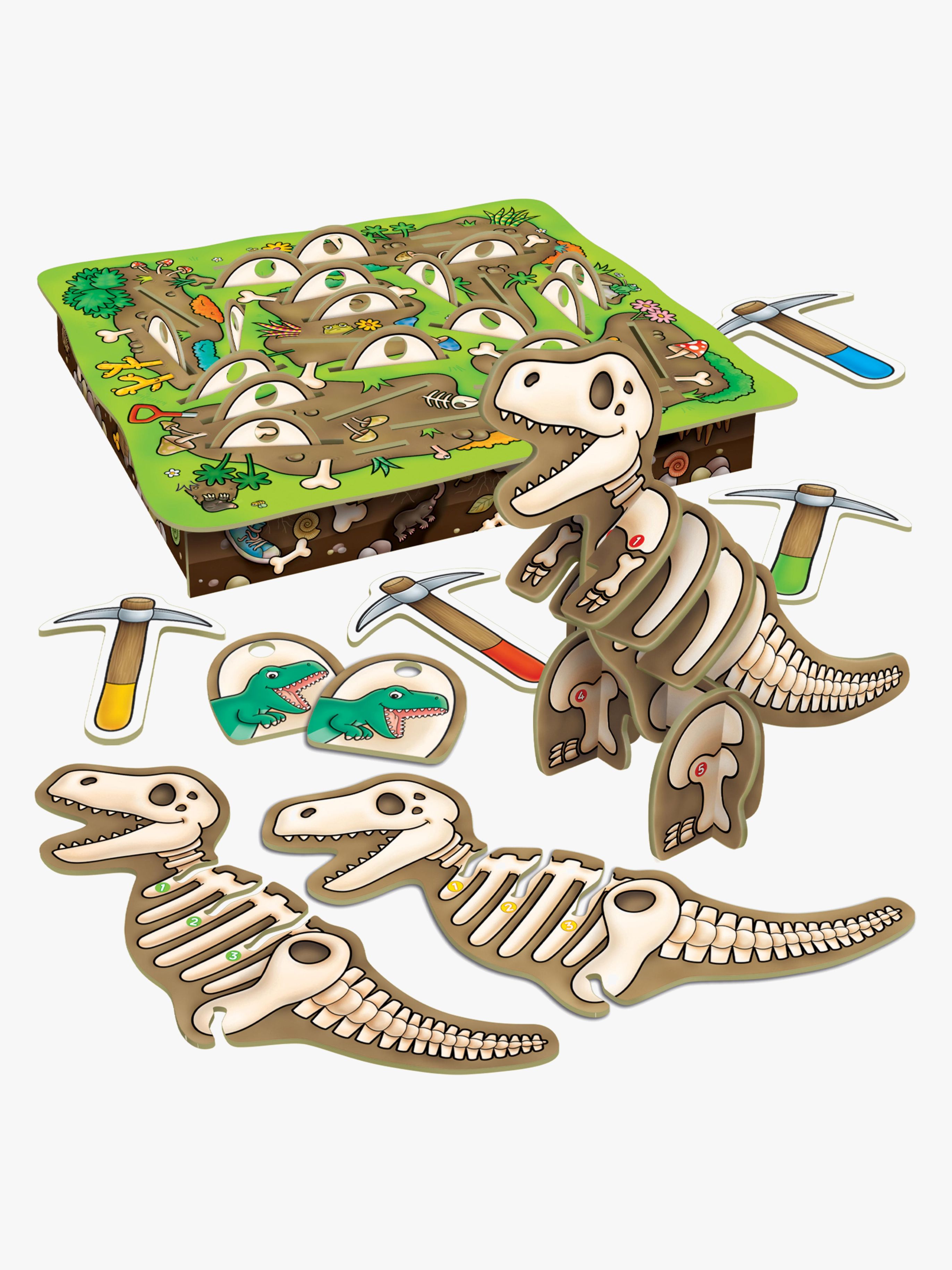 Kinderspiel Dinosaurier-Ausgrabung