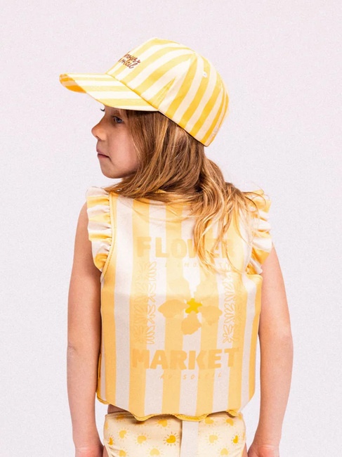 Swim Essentials Kappe, Soulmate White/Yellow