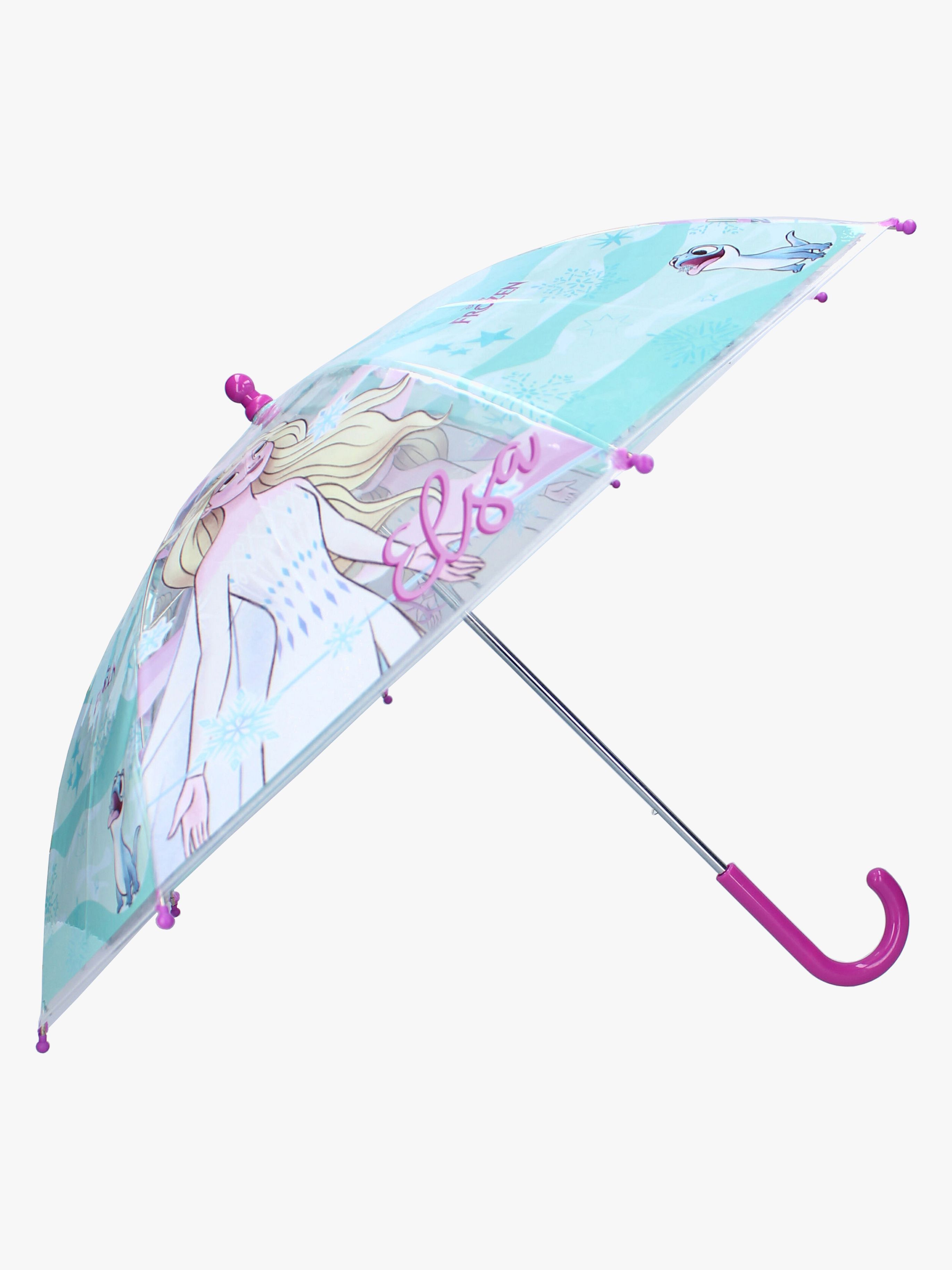 Disney Die Eiskönigin II Regenschirm Rainy Days, Blau