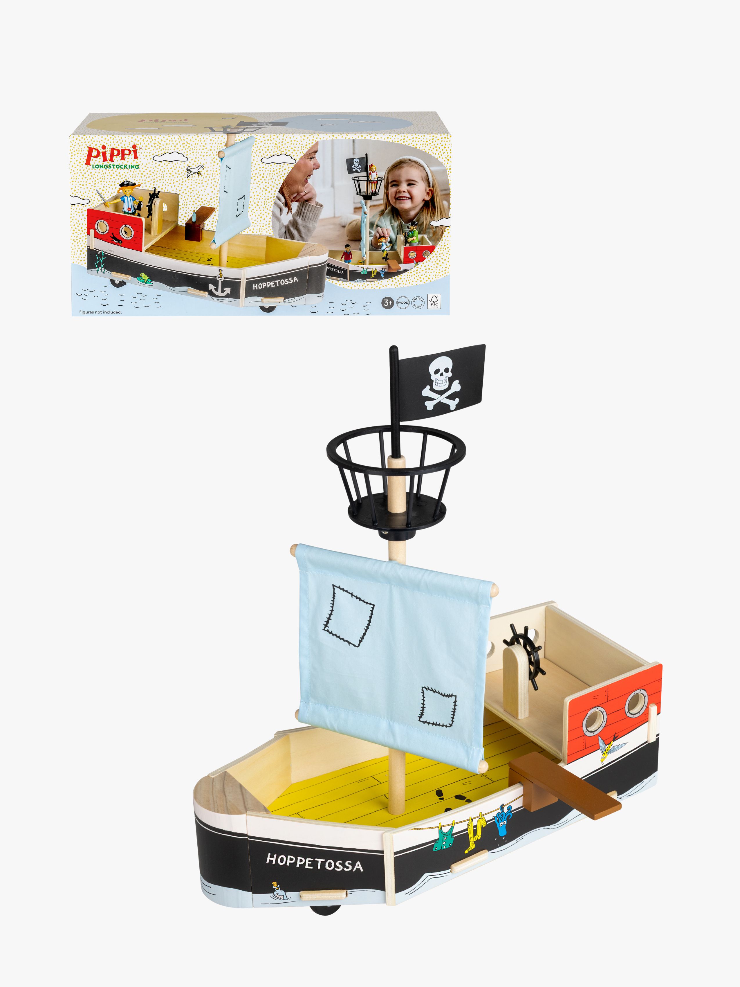 Pippi Langstrumpf Piratenschiff Hoppetossa