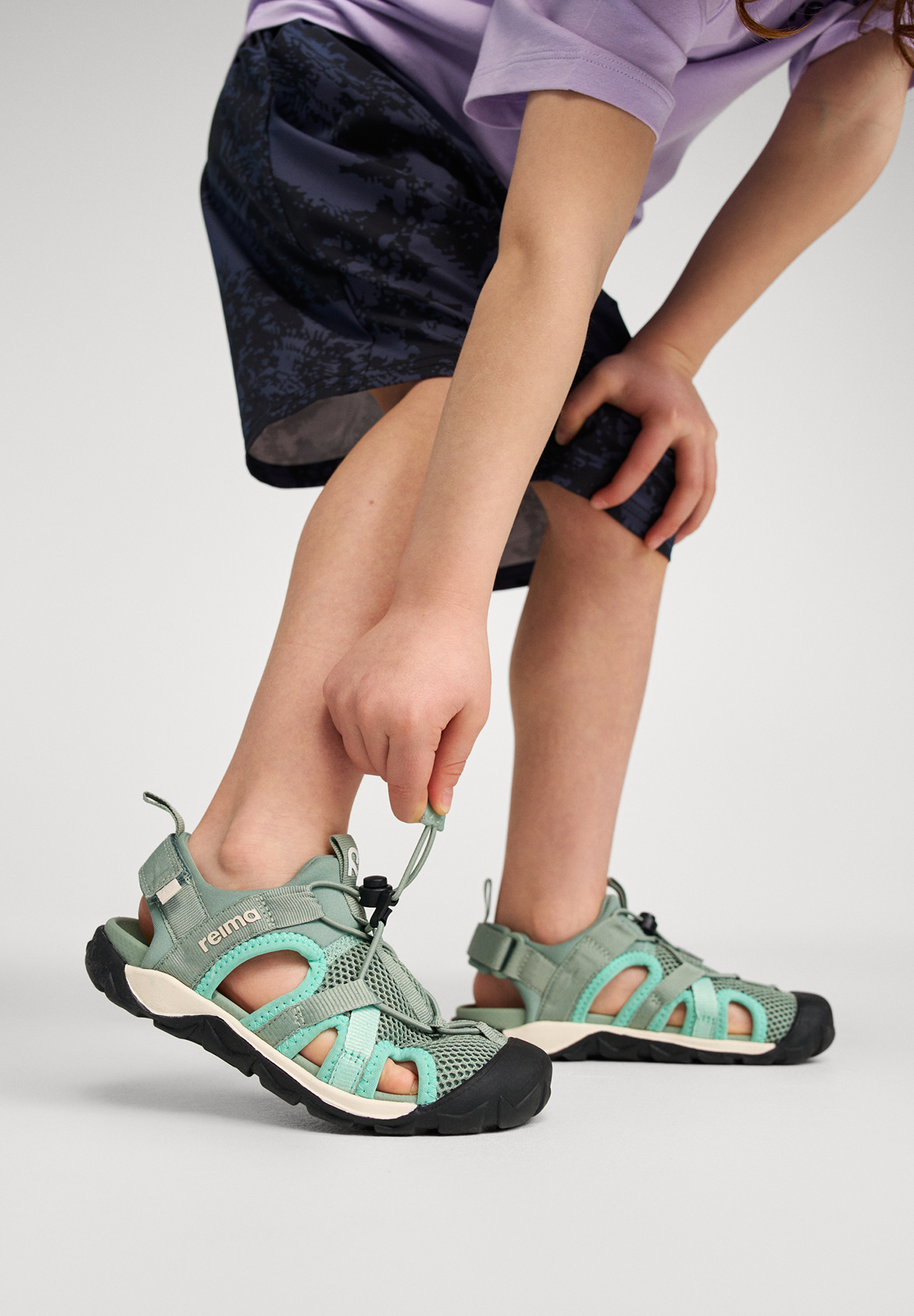 Tilani Kinder Sandalen, Stone Green, 33