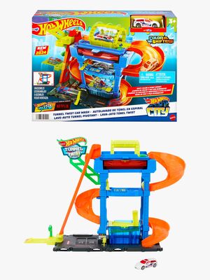 Hot Wheels Autorennbahn Autowäsche