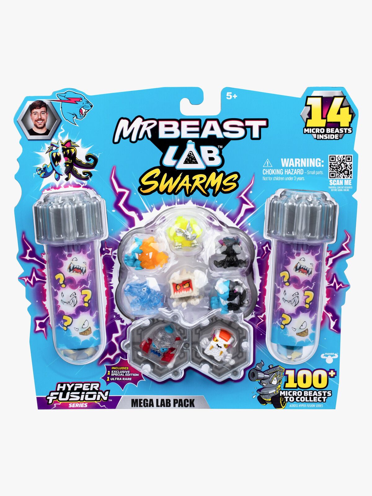 Beast Lab Swarms Sammelfiguren Hyper Fusion 14er-Pack