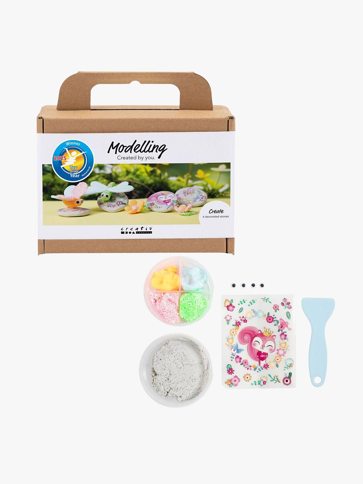 Creativ Company Kreativset DIY Modelliermasse Insekten