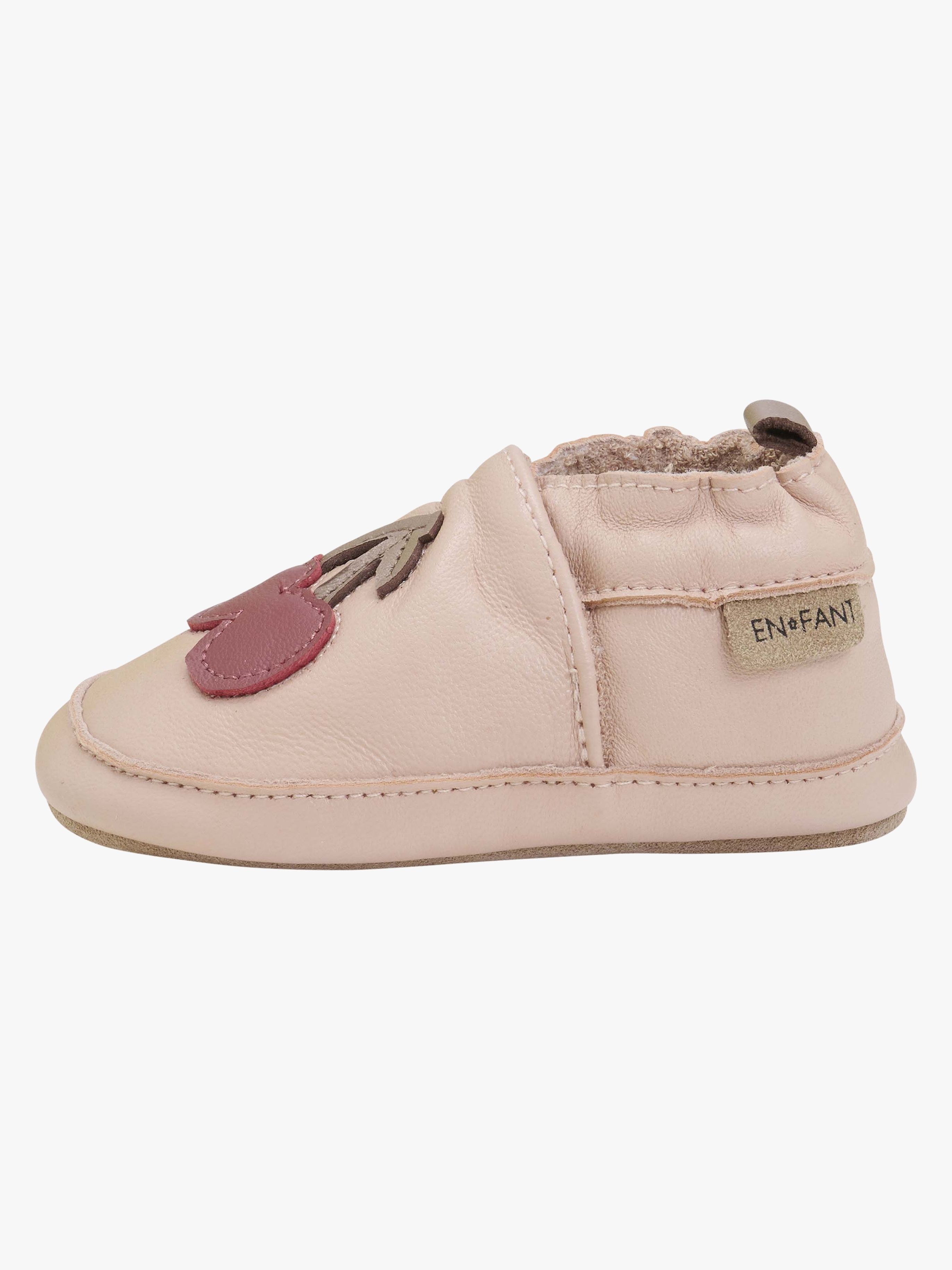 Appliqué Babyschuhe, Rosa, 22