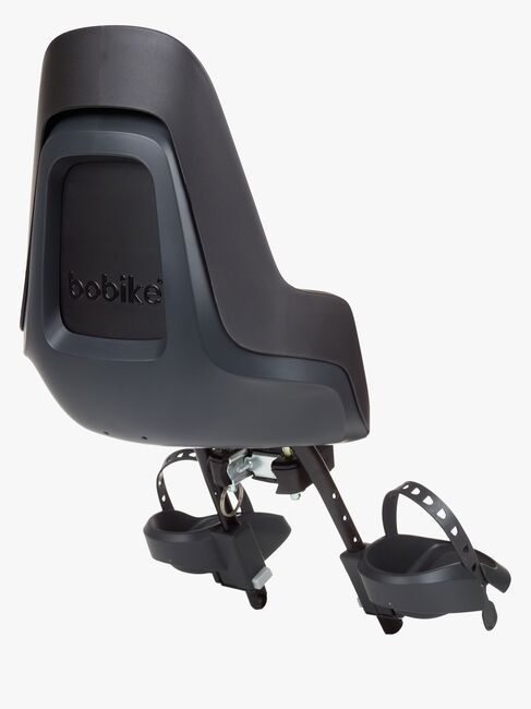 BoBike GO Mini Front Mount Fahrradsitz, Urban Black