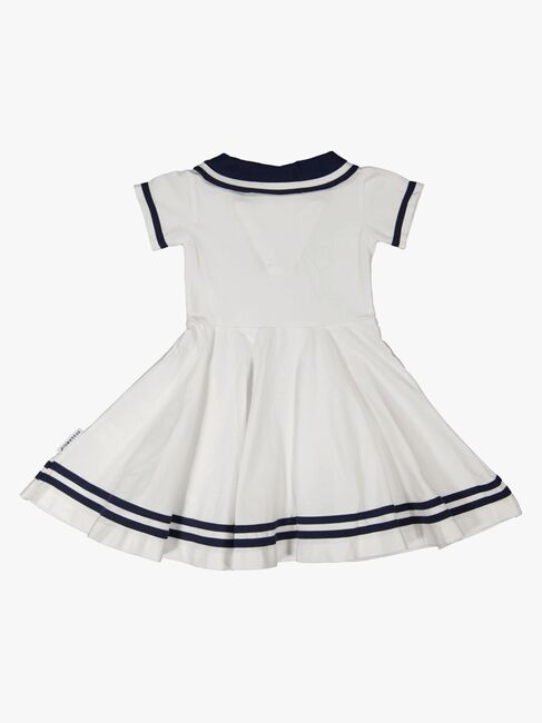 Geggamoja Matrosenkleid, Weiß