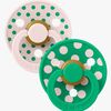 BIBS Studio Colour Polka Schnuller 2er-Pack Latex Größe 1, Petal/Cactus