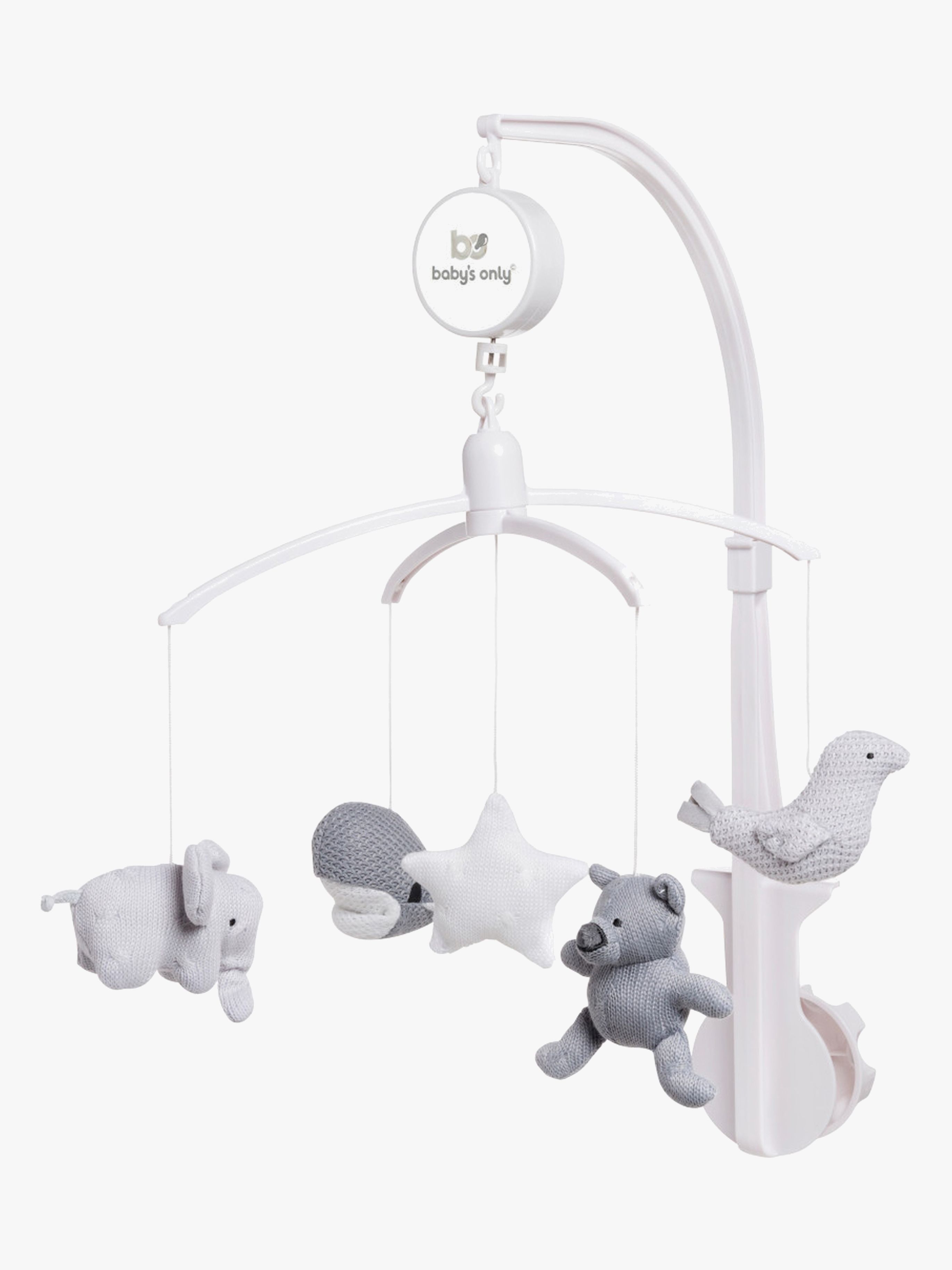 Baby's Only Mobile, Grey/White