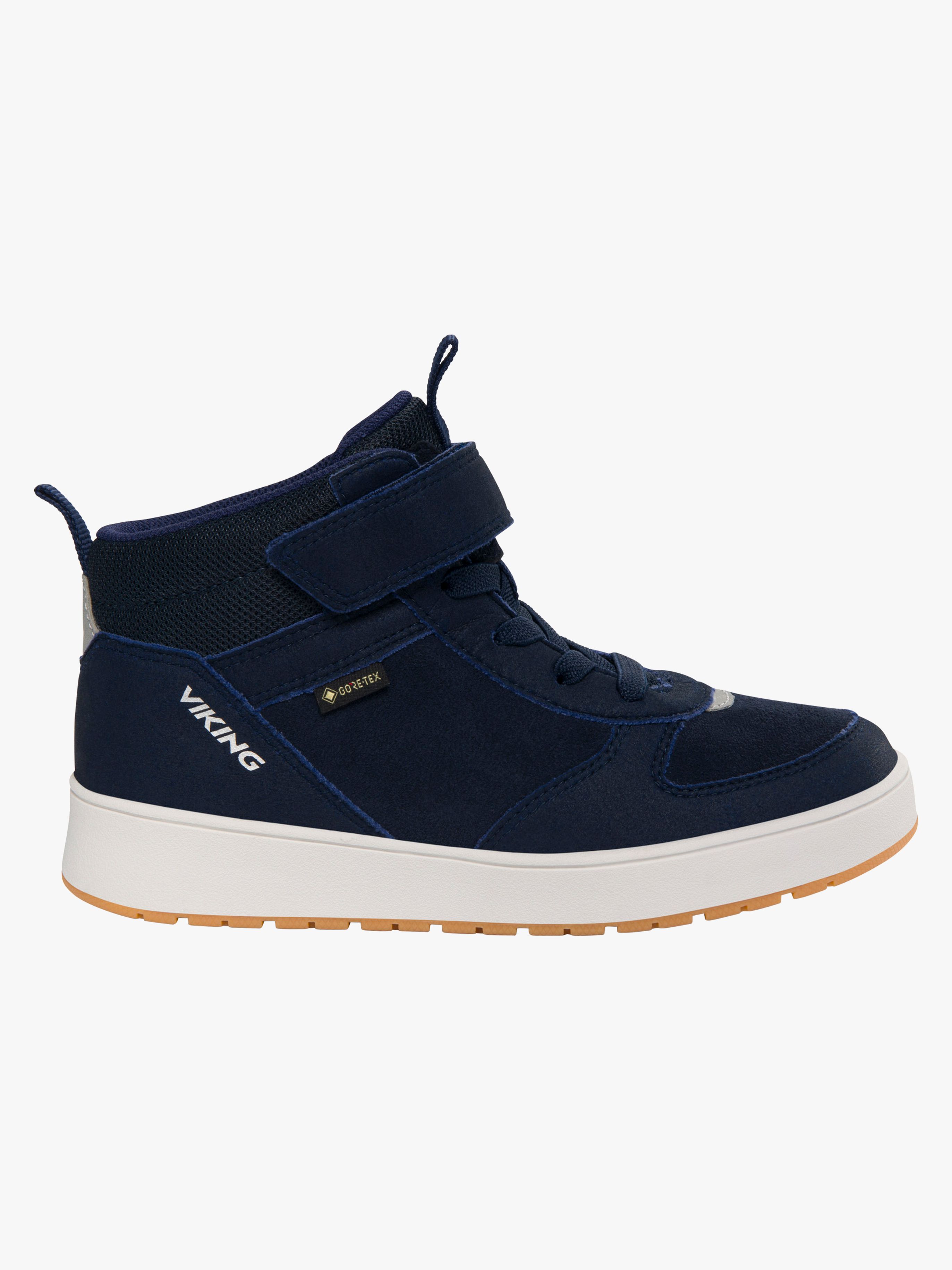 Viking Epic GTX 1V Mid Wasserdichte Kinder Sneaker, Dark Blue, 40, Kinderschuhe