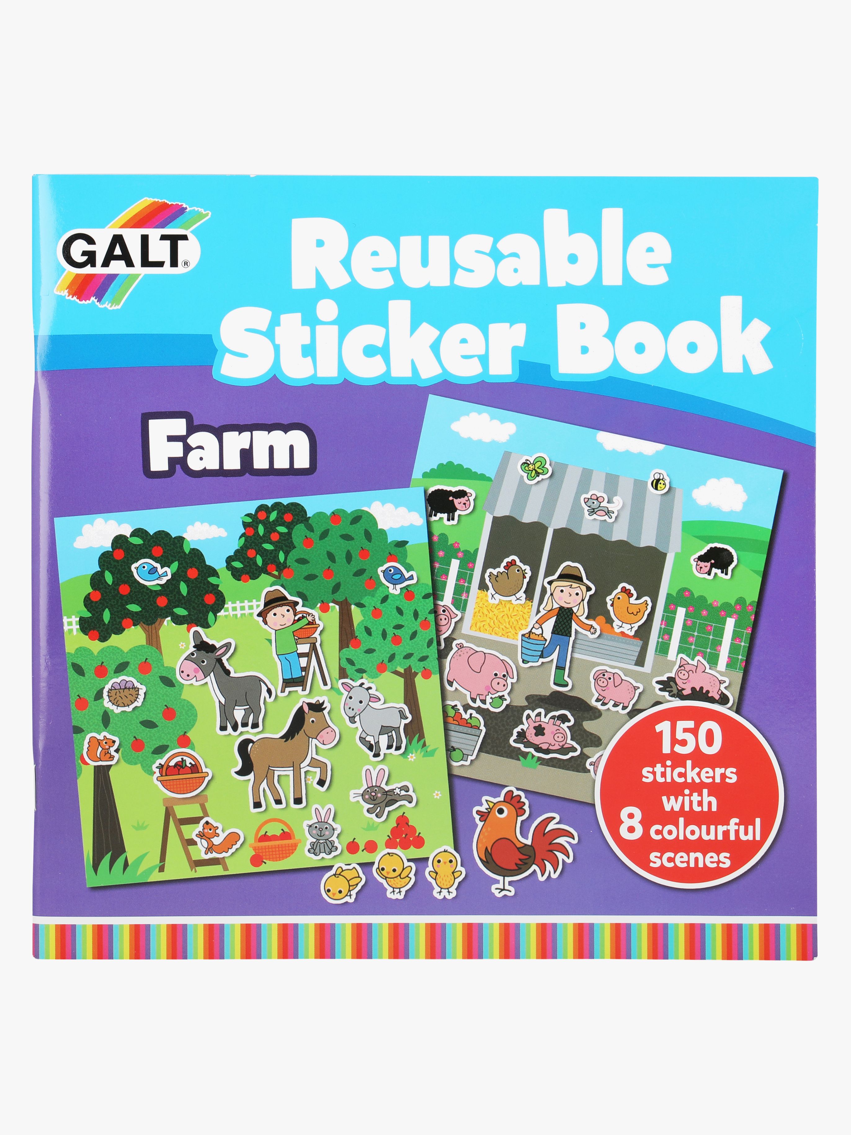 Galt Stickerbuch Wiederverwendbar, Bauernhof