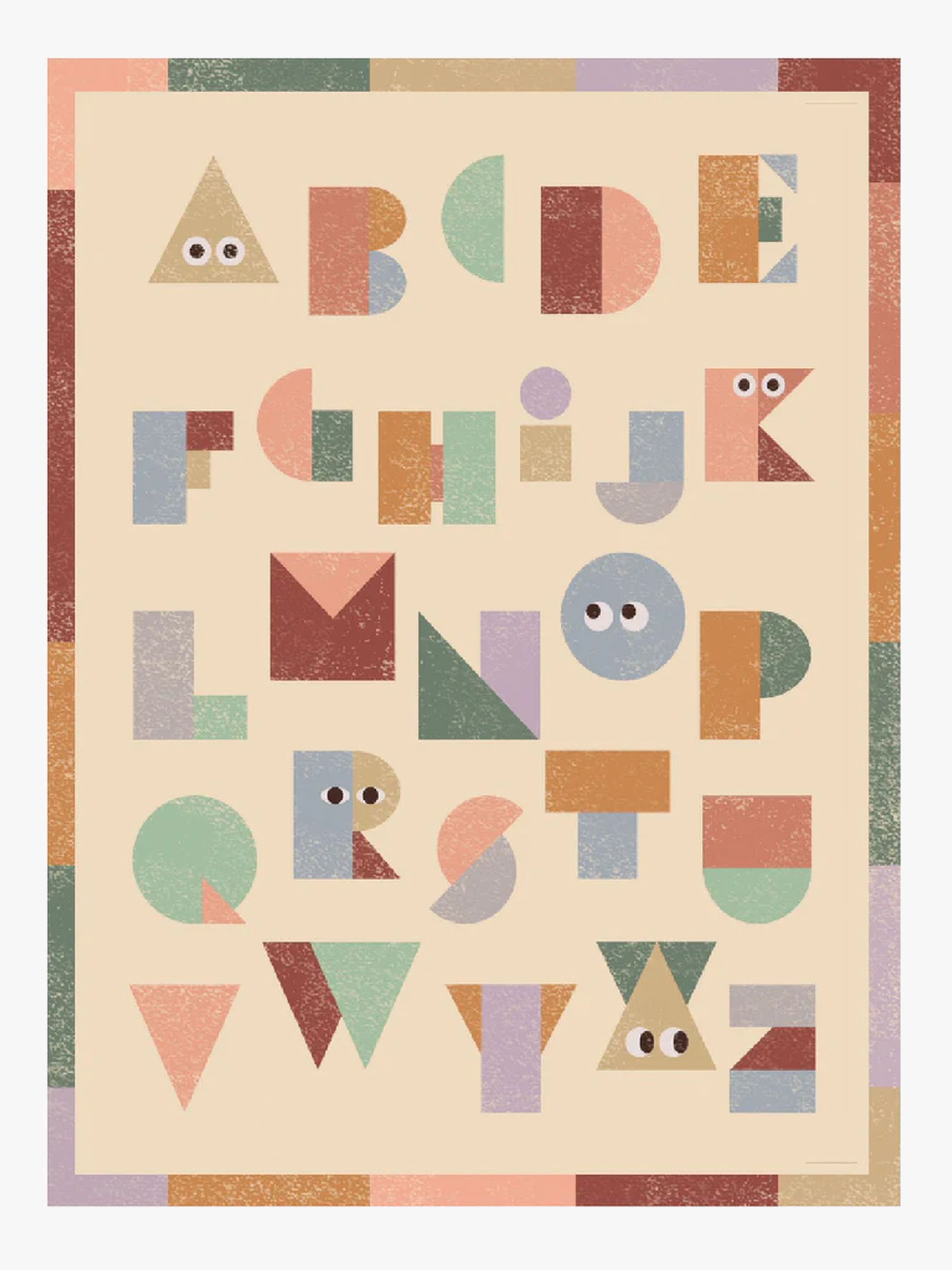 Hueppi Teppich 120x160, Spell The Fun Alphabet