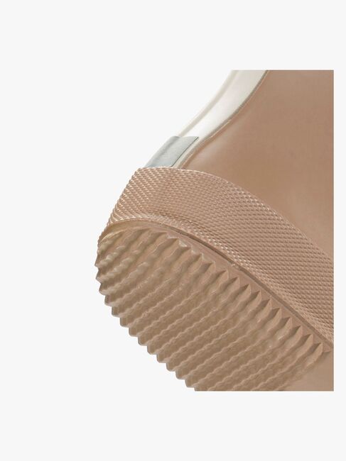 Viking Alv Paw Print Barefoot Gummistiefel, Beige