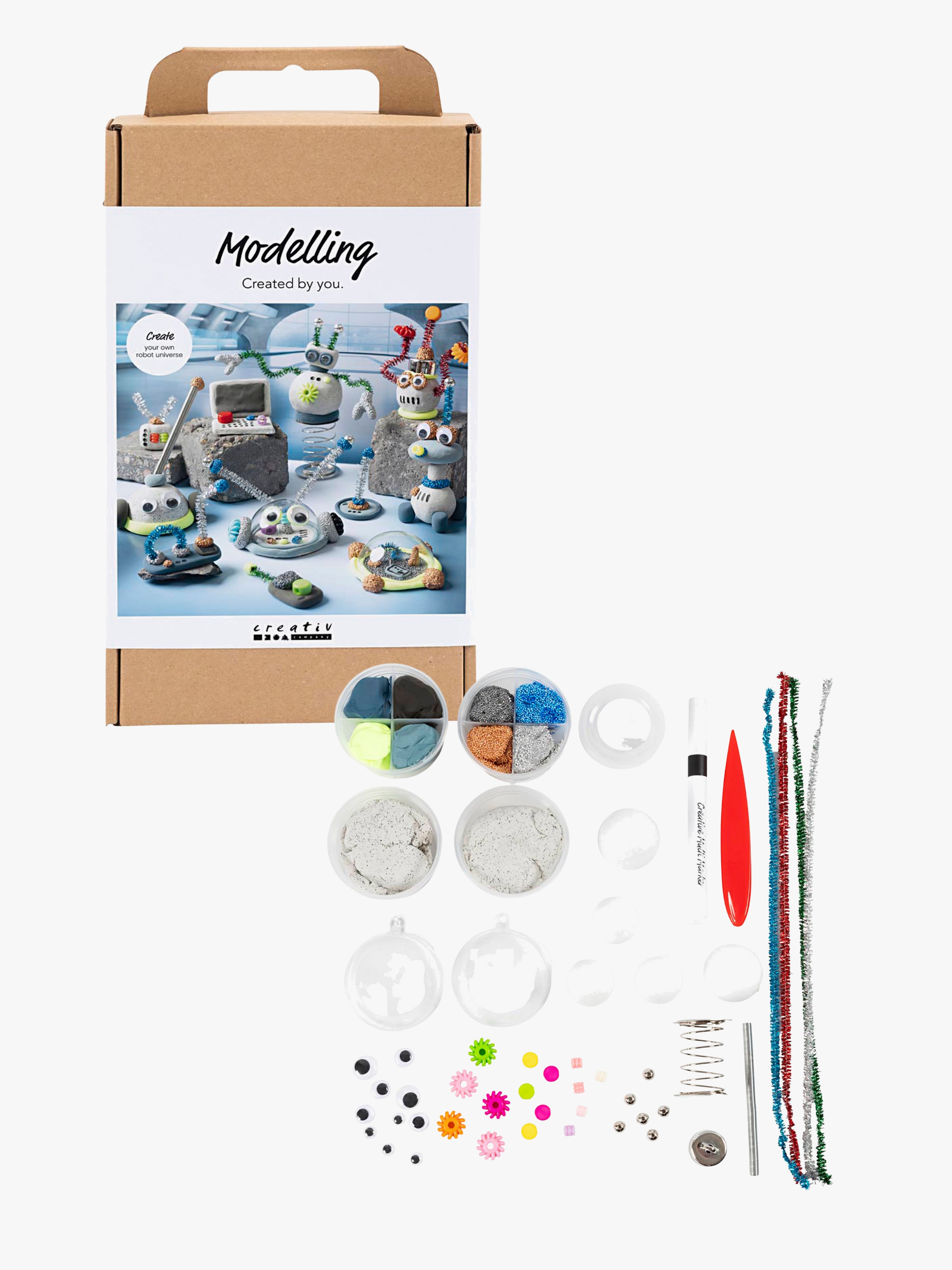 Kreativset Knete Roboter