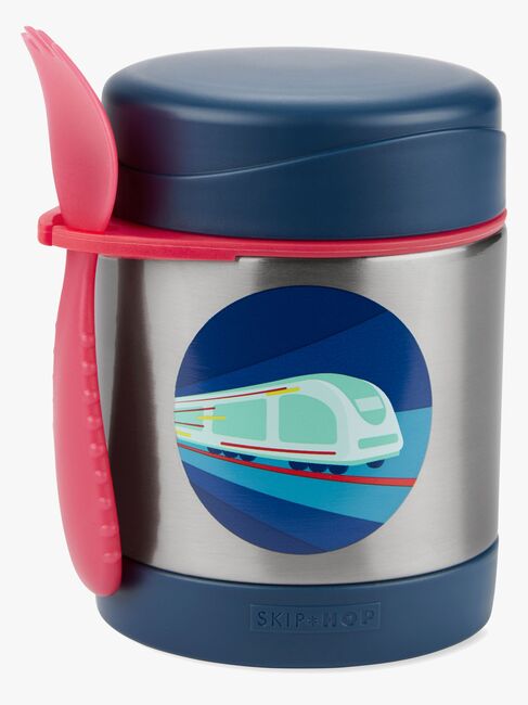 Skip Hop Spark Style Thermobehälter Zug, Dunkelblau