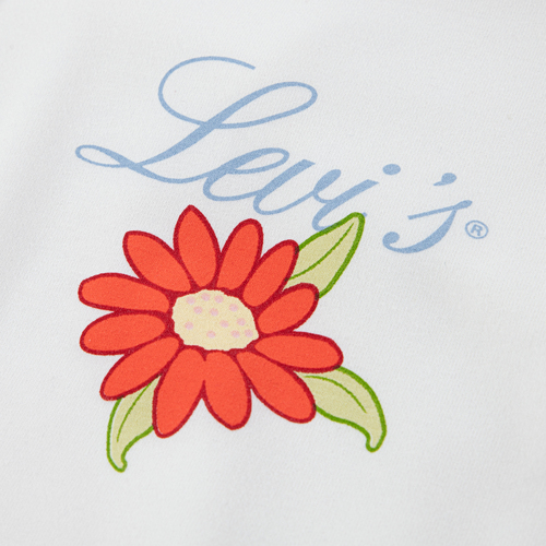 Levi's LVG Bubble Hem LS Knit Shirt, Bright White