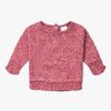 Luca & Lola Pasqualina Pullover Baby, Dark Pink Melange
